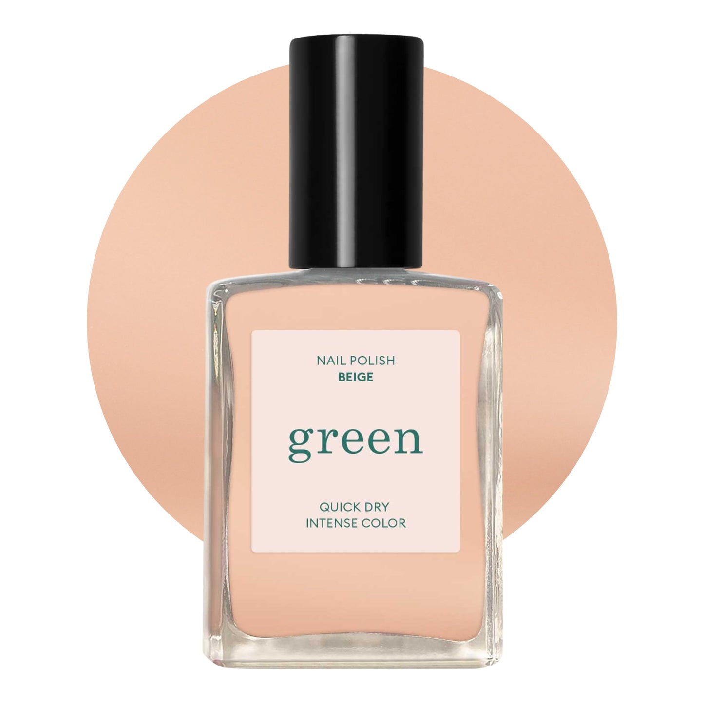 Manucurist  Green Nail Polish Beige  Natural Classic Nail Polish 9-Free  Vegan and Plant-Based Nail Polish (83%)  Manicure & Nai