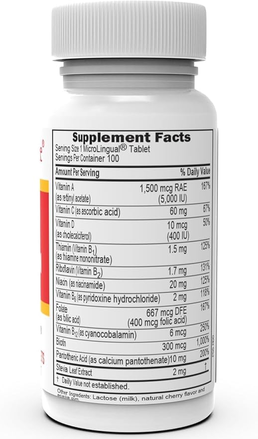 Superior Source One Daily Multi-Vitamin - Daily Supplement Supports Bone Strength, Immune System Function & More - Health Supplement with 11 Vitamins & Nutrients - 100 Instant Dissolve Tablets