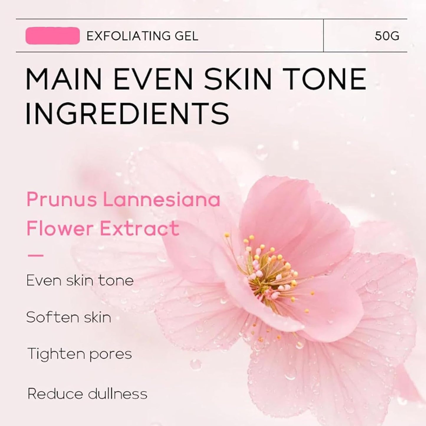 Purifying Exfoliating Gel, Face and Body Exfoliating Scrub Gel, Deep Cleansing Moisturizing Facial Exfoliator for All Skin Types