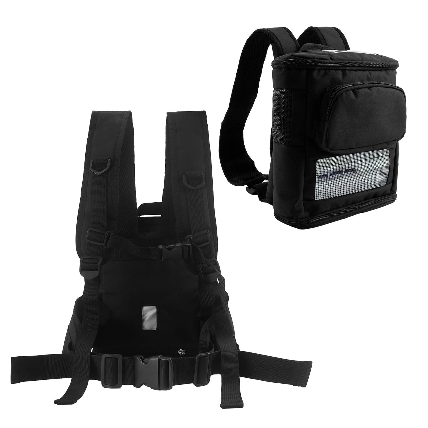 Lightweight Carrier for Inogen One G5 Oxygen Concentrator,Portable Oxygen Backpack with Adjustable Straps,Zippered Bottom for Oxygen Concentrator G5 Accessories,Water Resistant Oxygen Backpack(Black)