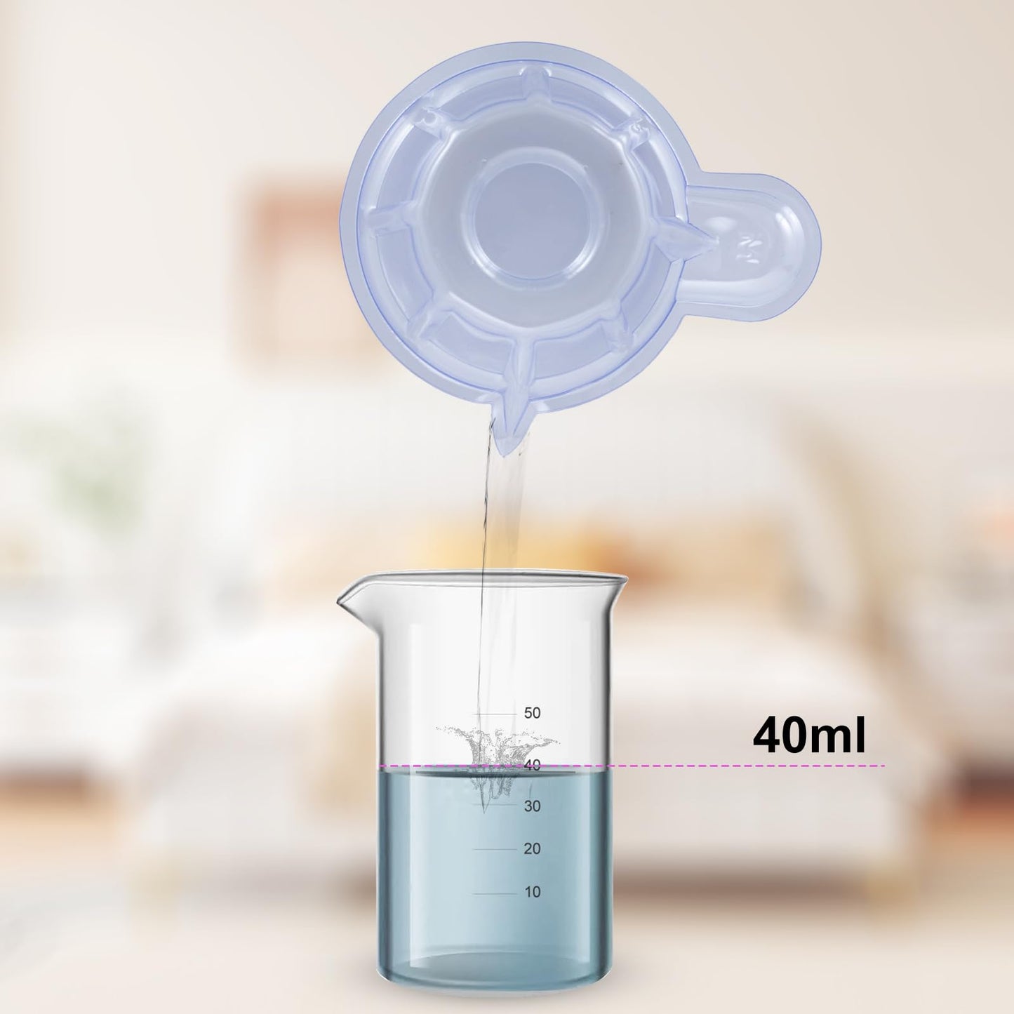 130 Pack Disposable Urine Cups, 40ml Thicken Plastic Urine Specimen Container Cups Disposable Urine Cups, Clear Easy to Collect Urine for Cups for Pregnancy Test, Ovulation Test, pH Test