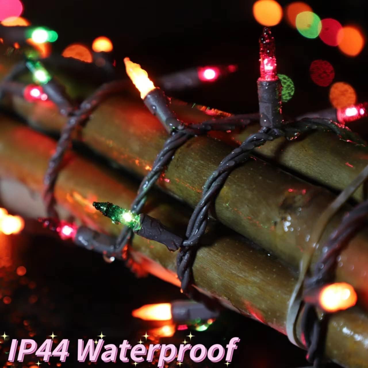 Lamphome Halloween String Lights - 20Ft 100 Incandescent Orange Purple Green Mini Bulbs Lights  Halloween Lighting Decor For Outdoor&Indoor Use  Fairy Garden  Yard  Home  Party  Holiday Decoration