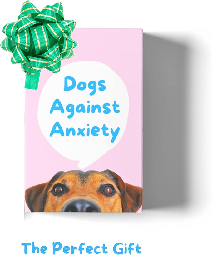 Dogs Against Anxiety Cards - 50 Cards by Catchyourdreams for Self Care and Stress, Mindfulness Affirmations Gifts for Women Dog Lover Gifts (Dogs Against Anxiety)