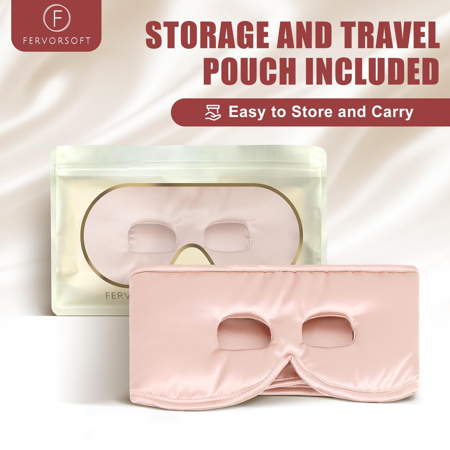 Heated Sinus Relief Mask for Sinus Pressure, Migraine & Headache – USB Corded Face Heating Pad with 3 Temperature Settings & 30-Min Auto Shut-Off, Pink