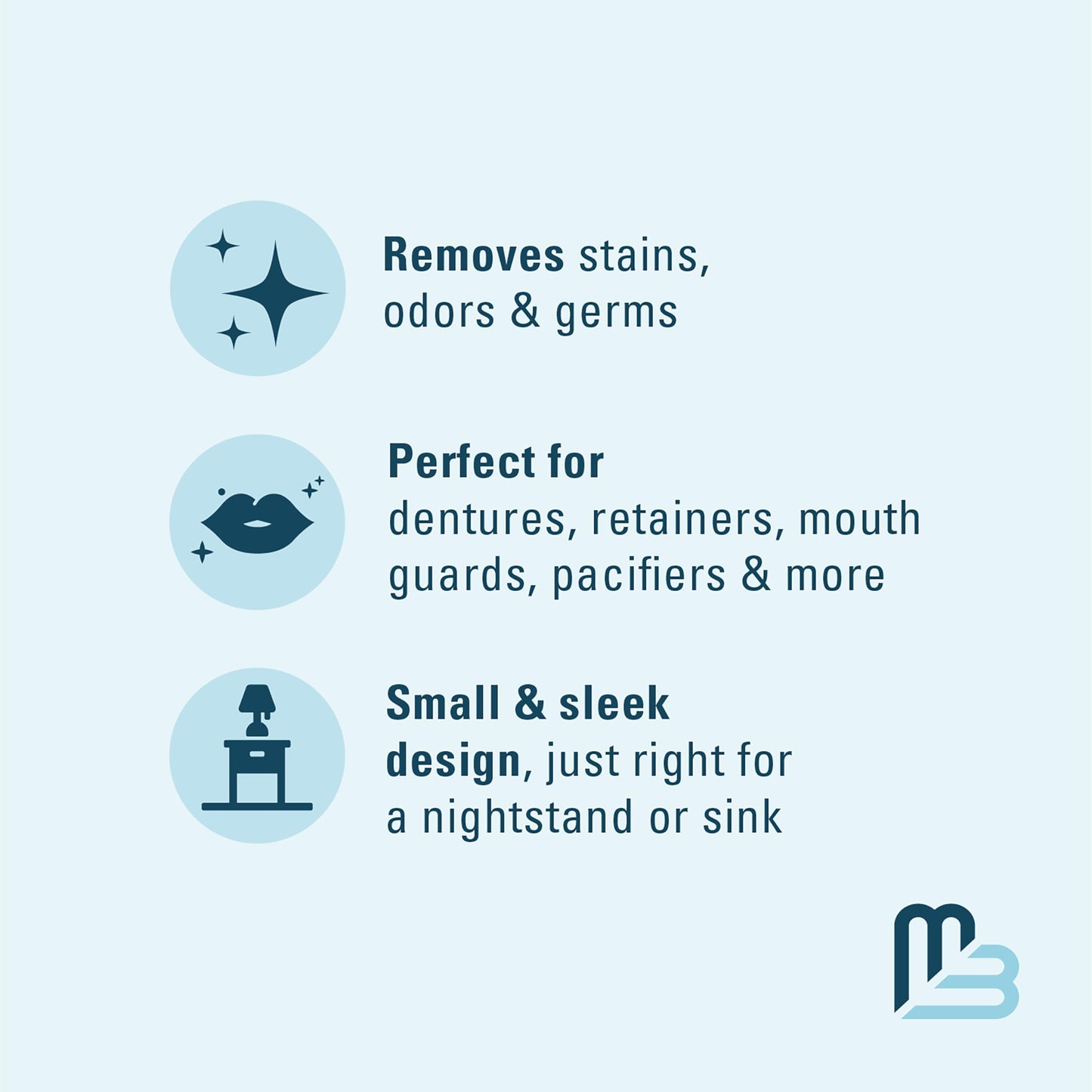 Denture Bath Case and Retainer Case, Denture Bath Cup for Invisalign Retainers Mouthguards Dentures Cleaner Kit with Strainer Spill-Free Portable Retainer Cleaner Case by M3 Naturals