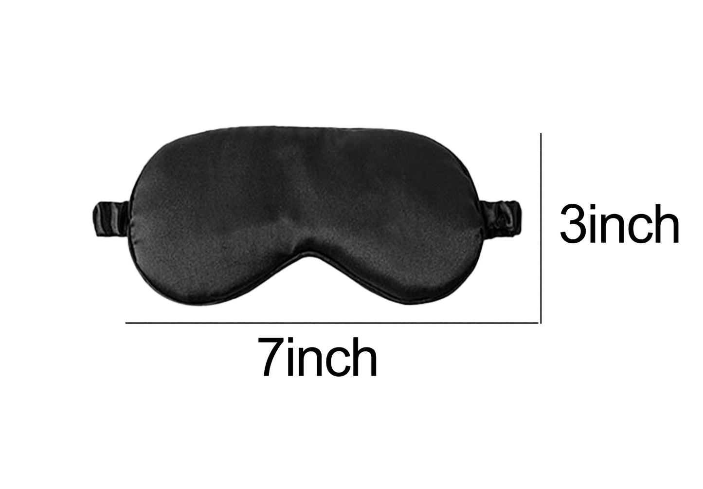 Black Eye Mask for Sleeping,Soft and Comfortable Fabric, Eye Shade Cover for Night,Travel Nap
