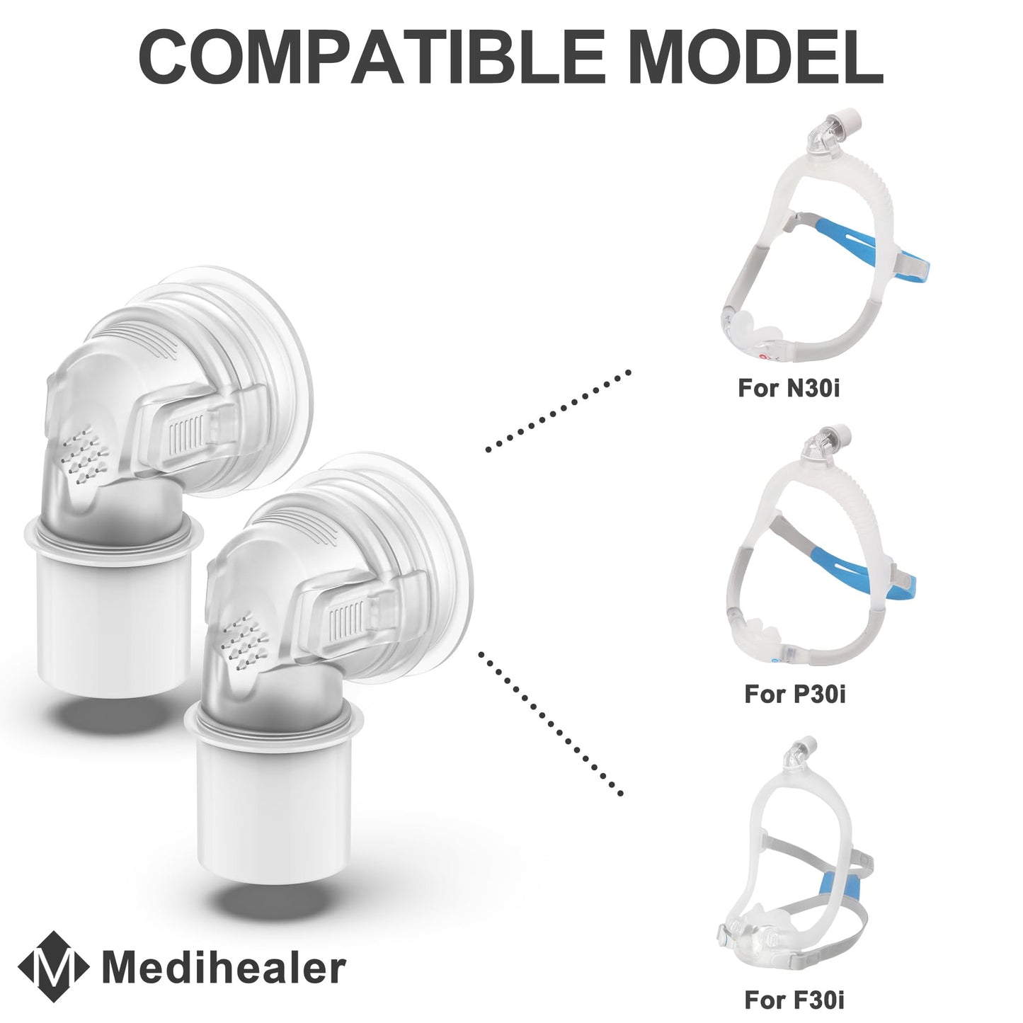2 Pack Replacement Short Tube Frame Assembly for P10, Tube Frame Compatible with P10,Great Value New Version Tube Frame Kit Supplies by Medihealer