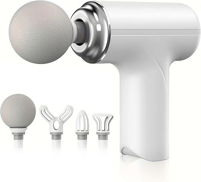 YUESHANHE Massage Gun, Electric Massager, Suitable for Whole Body to Relieve Fatigue, Replaceable Massage Head Impact Mass...