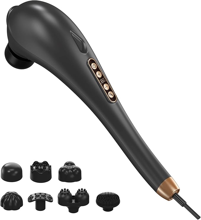 Asopal Back Massager, Deep Tissue Massager, Massage Machine for Pain Relief, Hand Held Massage Tool, Electric Percussion B...