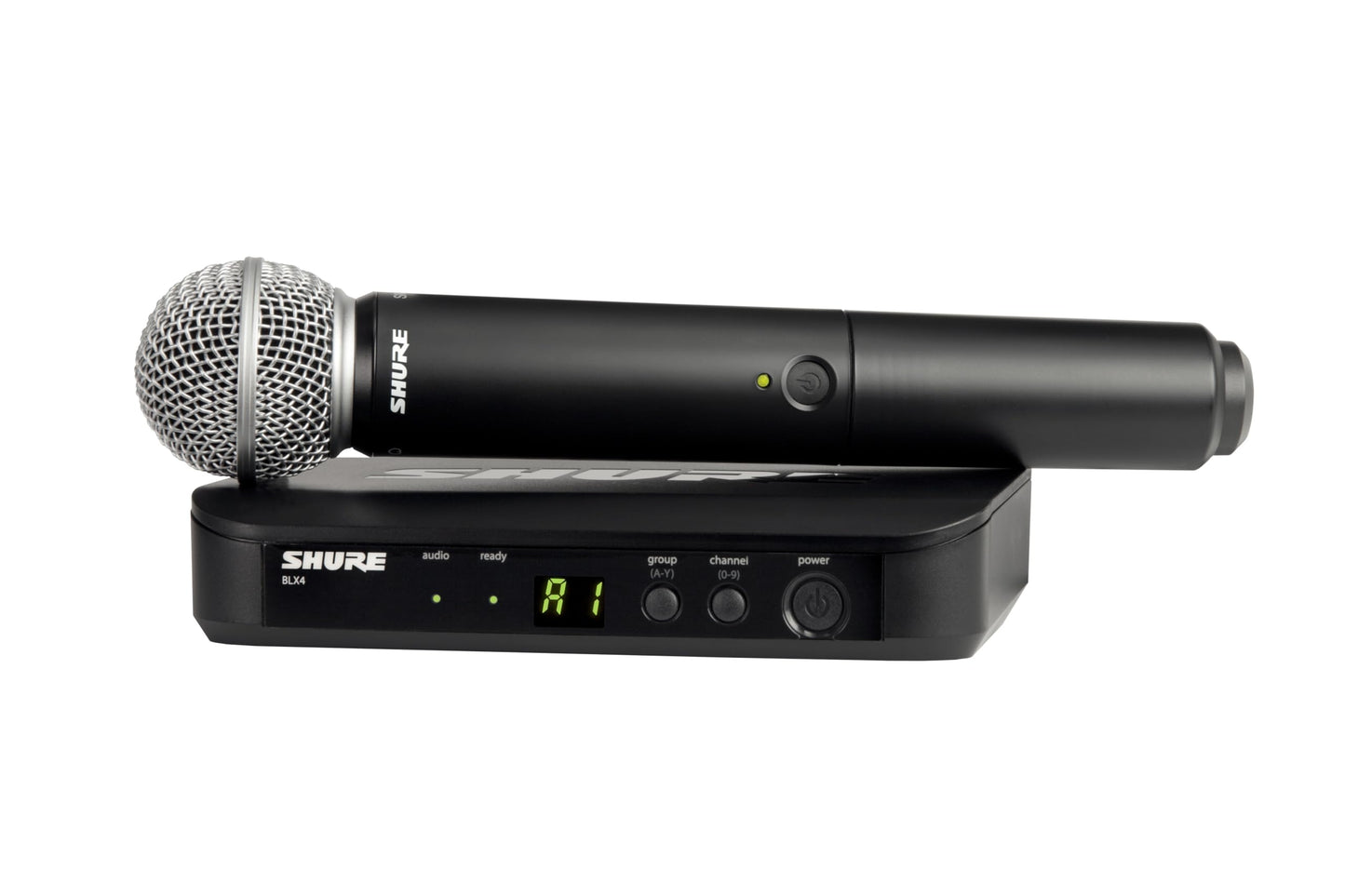 Shure Blx24/Sm58 Wireless Microphone System - 14-Hour Battery Life, 300 Ft Range, Uhf | Includes Sm58 Handheld Vocal Mic, Single