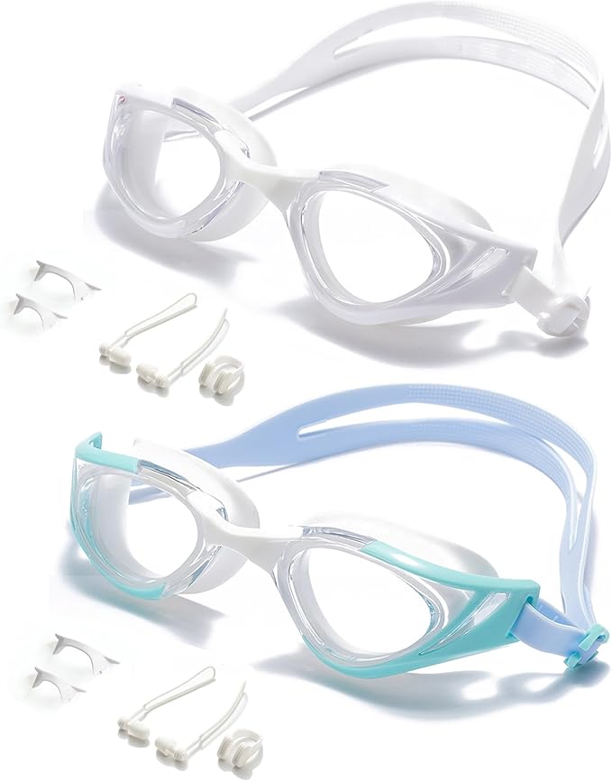 seasprint 2PCS Swim Goggles, Super Clear View,Goggles Swimming Adult, Suitable for All Kinds of Swimming Programs