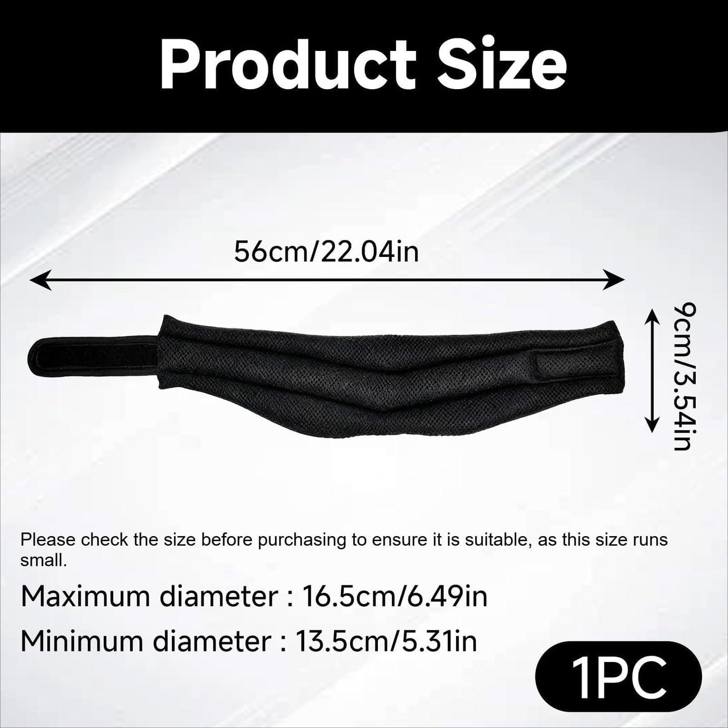 Neck Support for Snoring, Neck Brace, Neck Brace for Sleeping, Adjustable Soft Foam Neck Braces for Men & Women, Ergonomic Design for Comfortable Sleep/Home/Travel/Office(Adjust 5.31-6.49inch)