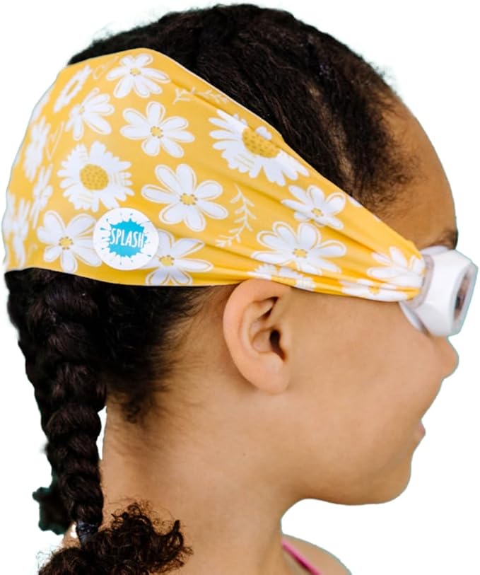 Splash Place SWIM GOGGLES with Fabric Strap - Adult & Kids Swim Goggles - Around The World Theme