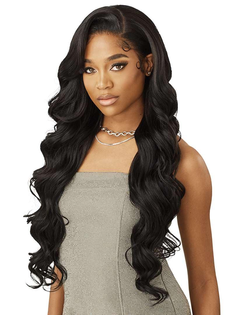 Outre Lace Front Wig - Melted Hairline - Swirlista - Swirl 112 (DR ROYAL BLUE)