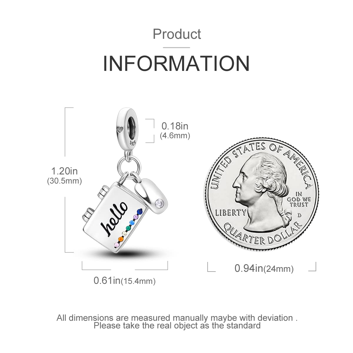 Parmuz 925 Sterling Silver Charms for Bracelet Necklace Mom Heart Love Dangle Charm Beads for Women Mother Pendant Jewelry