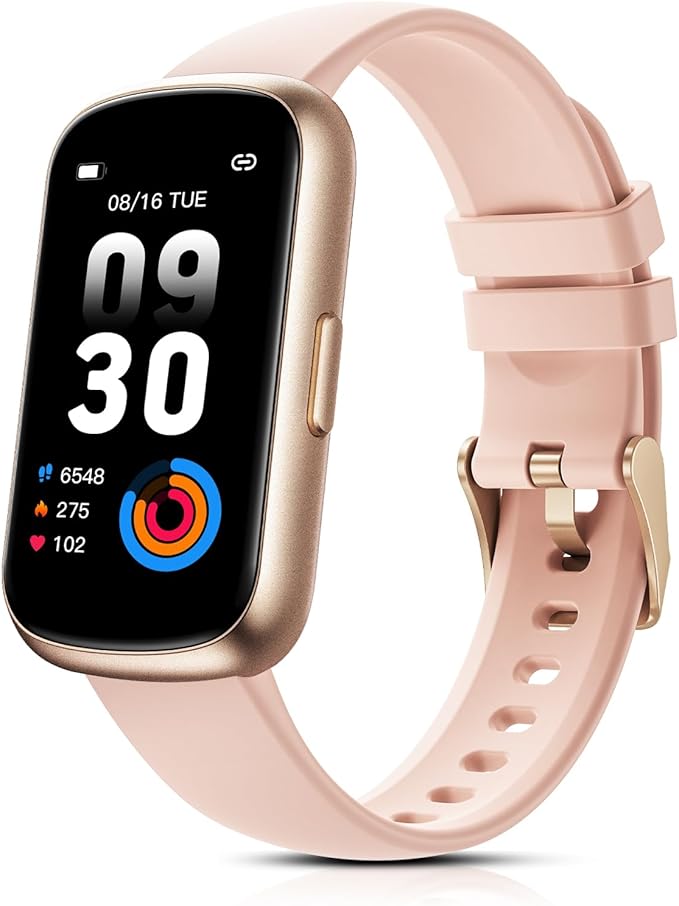 TIFOZEN Fitness Tracker for Women Men, Smart Watch Band with 24/7 Heart Rate Blood Oxygen Sleep Monitor, Calories Step Tra...