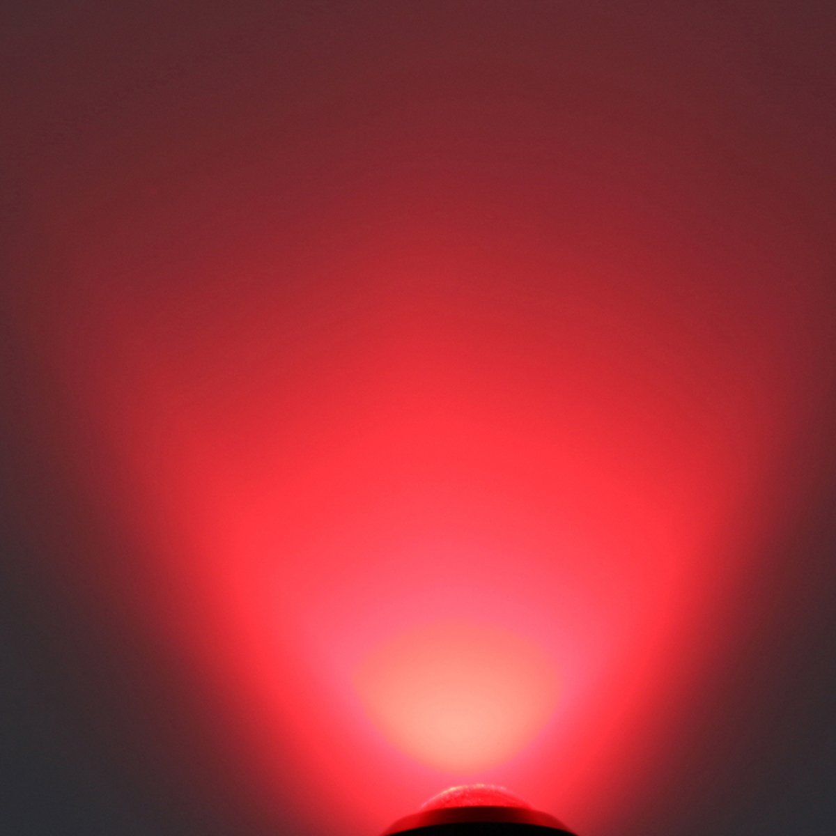 LEADTOPS 10Pcs Eagle Eye LED Car Fog Lights, 18mm, 12V, Black Case, Red Light, Model 13