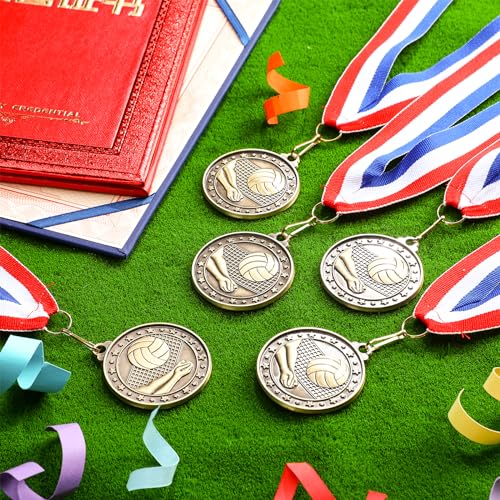 Remuuly 30 Pcs Gold Medals Bulk 2'' Basketball Soccer Baseball Volleyball Football Lacrosse Kickball Cheer Bowling Trophy ...