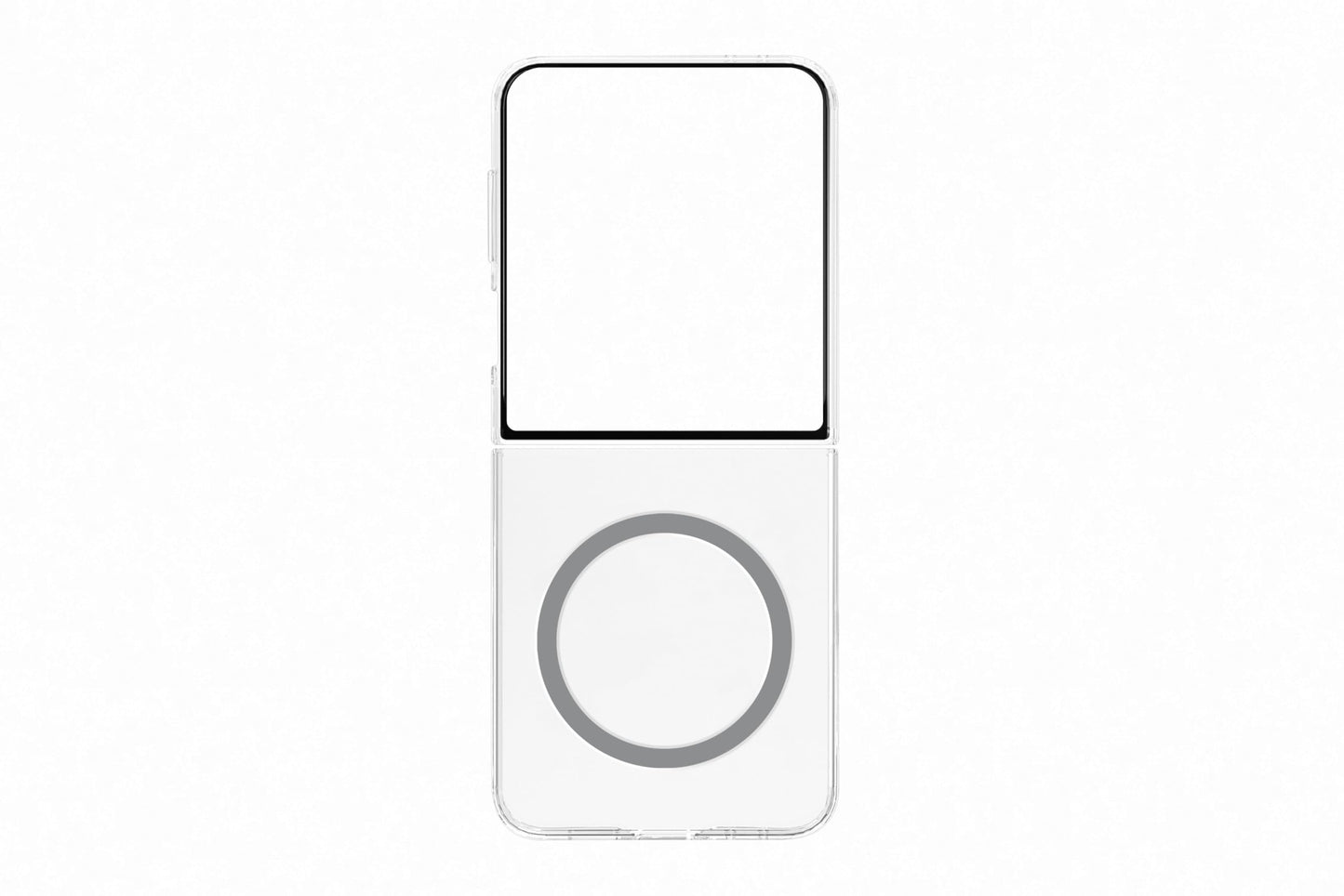 Samsung Clear Case W/Magnets For Galaxy Z Flip 7 Transparent (Clear Magnetic Case)