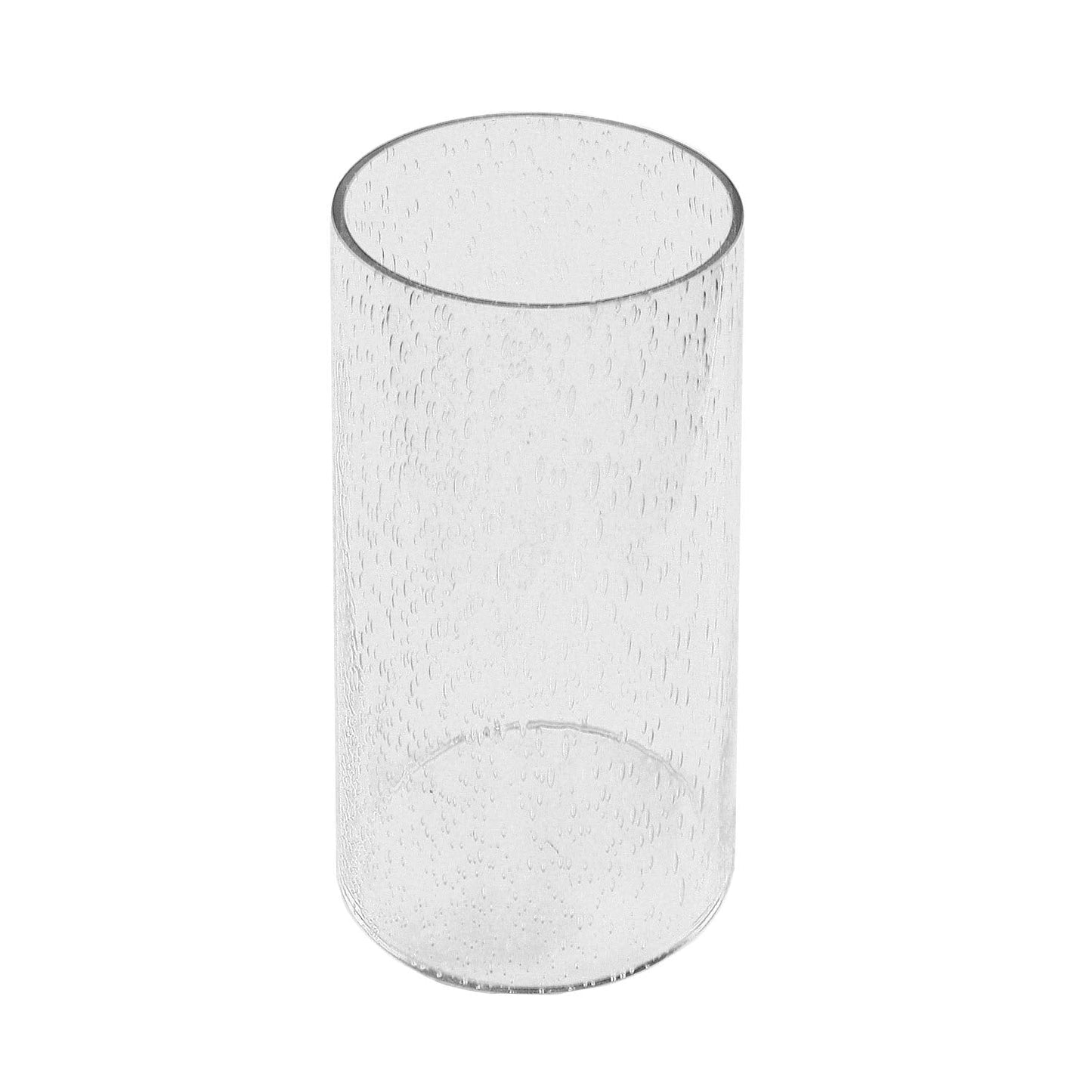 Eumyviv Clear Bubble Glass Lamp Shade, Raindrop Design, 1-5/8-Inch Open Ends, Glass Replacement Globe For Light Fixture