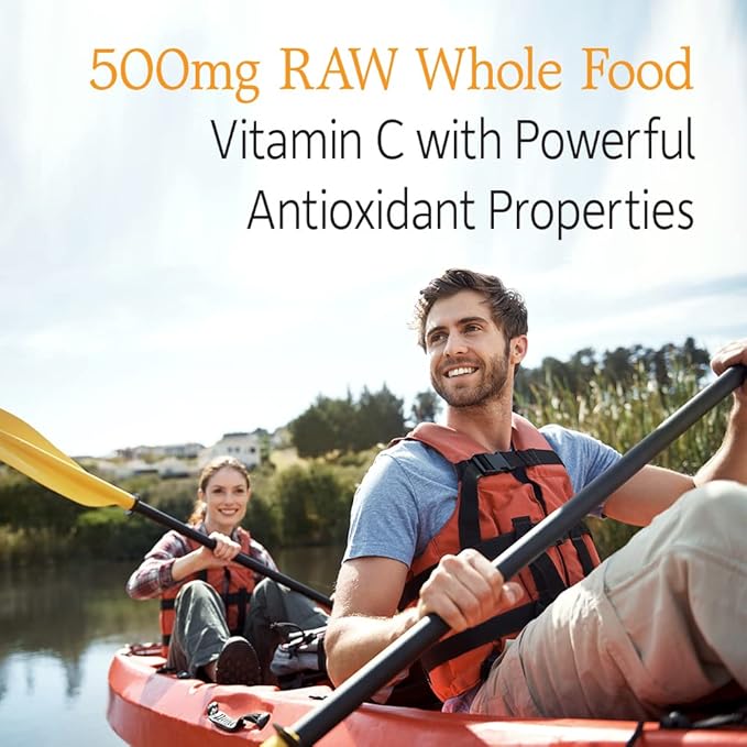 Garden of Life Men's Probiotics 50 Billion CFU + Vitamin Code Vitamin C 500mg 120 Capsules Bundle