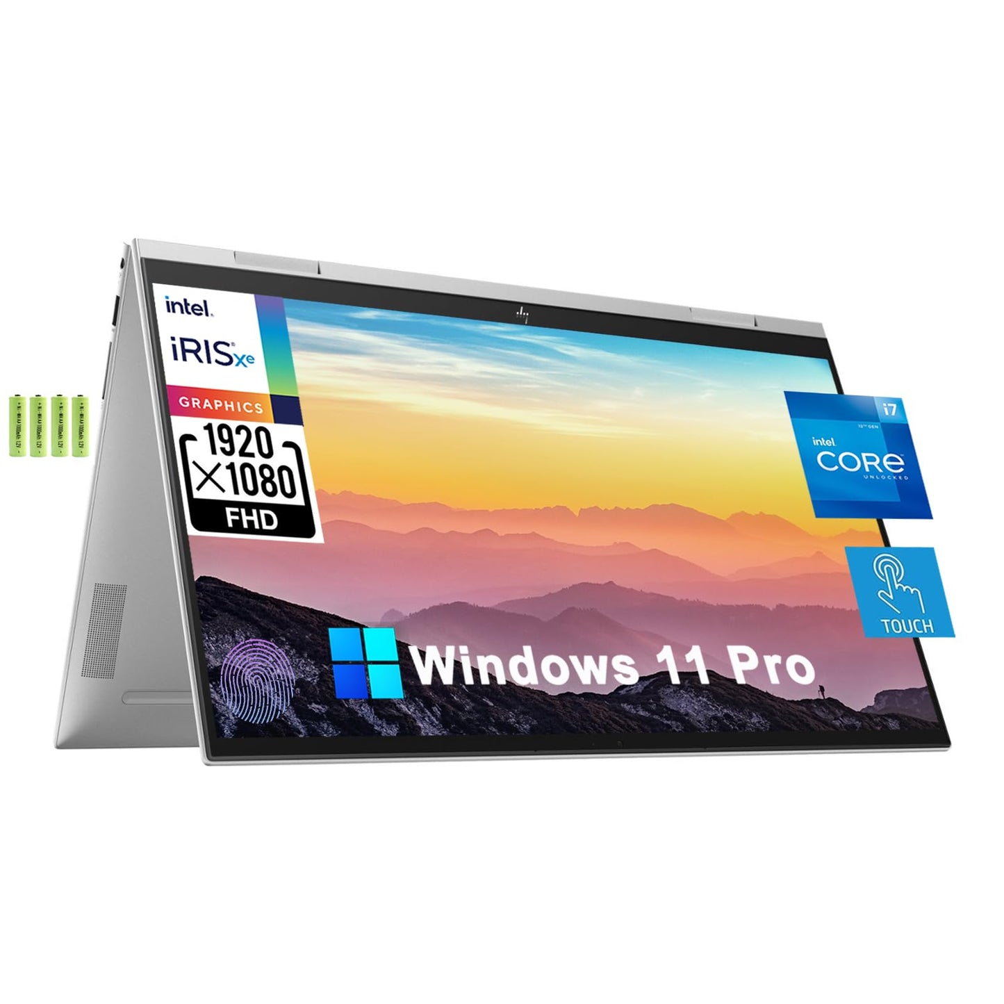 Hp Envy X360 2-In-1 15.6 Fhd Convertible Touchscreen Business Laptop[Windows 11 Pro], 12Th Gen Intel 12-Core I7-1260P, 64Gb Ram,