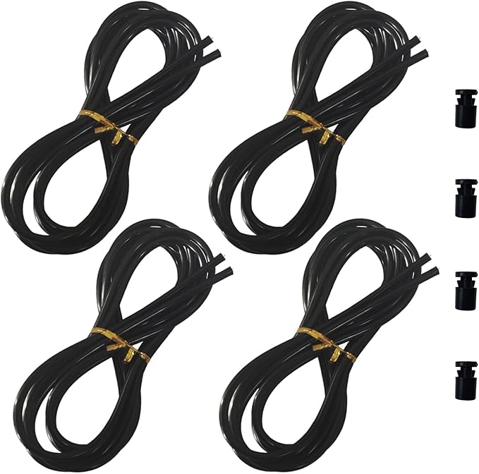 Replacement Cable for Speed Jump Rope, 4pcs 3.0m(9.8ft) Stainless Steel Wire with Polymer Coating for High Speed Jump Rope...