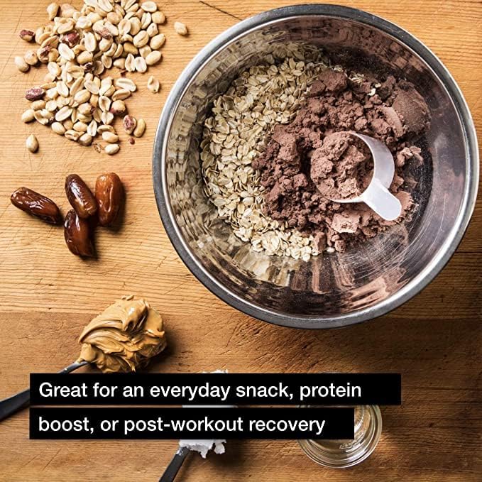 Muscle Milk Genuine Protein Powder, Chocolate, 1.93 Pounds, 12 Servings, 32g Protein, 2g Sugar, Calcium, Vitamins A, C & D, NSF Certified for Sport, Energizing Snack, Packaging May Vary