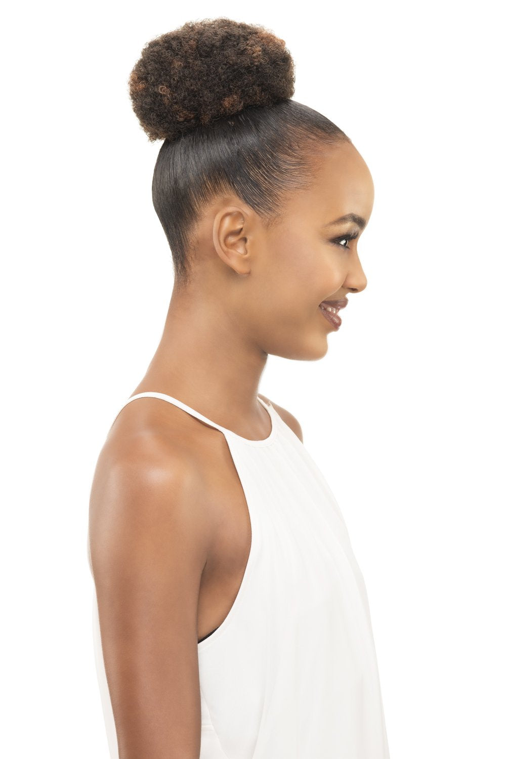 Vivica A Fox Hair Collection Pb31-v Small Kinky Afro Puff Pocket Bun, 1B, 3.4 Ounce