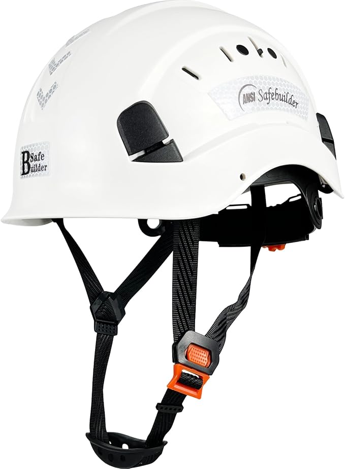 Construction Safety Helmet ABS Hard Hat Adjustable Ventilation System Hardhats Industrial Work Head Protection for Men Cer...