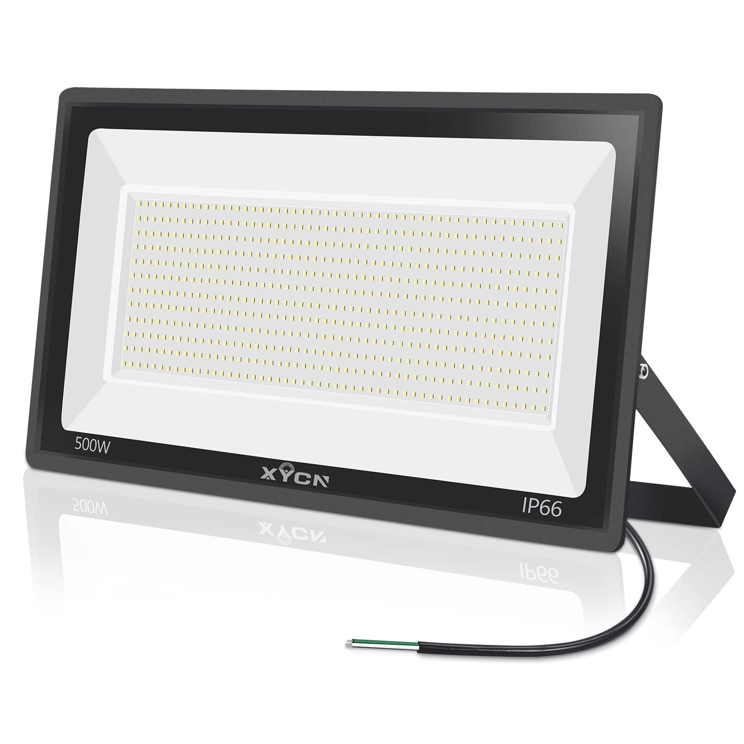 Xycn 500W Led Flood Light (2750W Equivalent) Super Bright 58 500Lm Daylight 5000K Ip66 Waterproof Security Outdoor Led Arena Lights Commercial Lighting Floodlight For Backyard|Court|Stadium|Fields