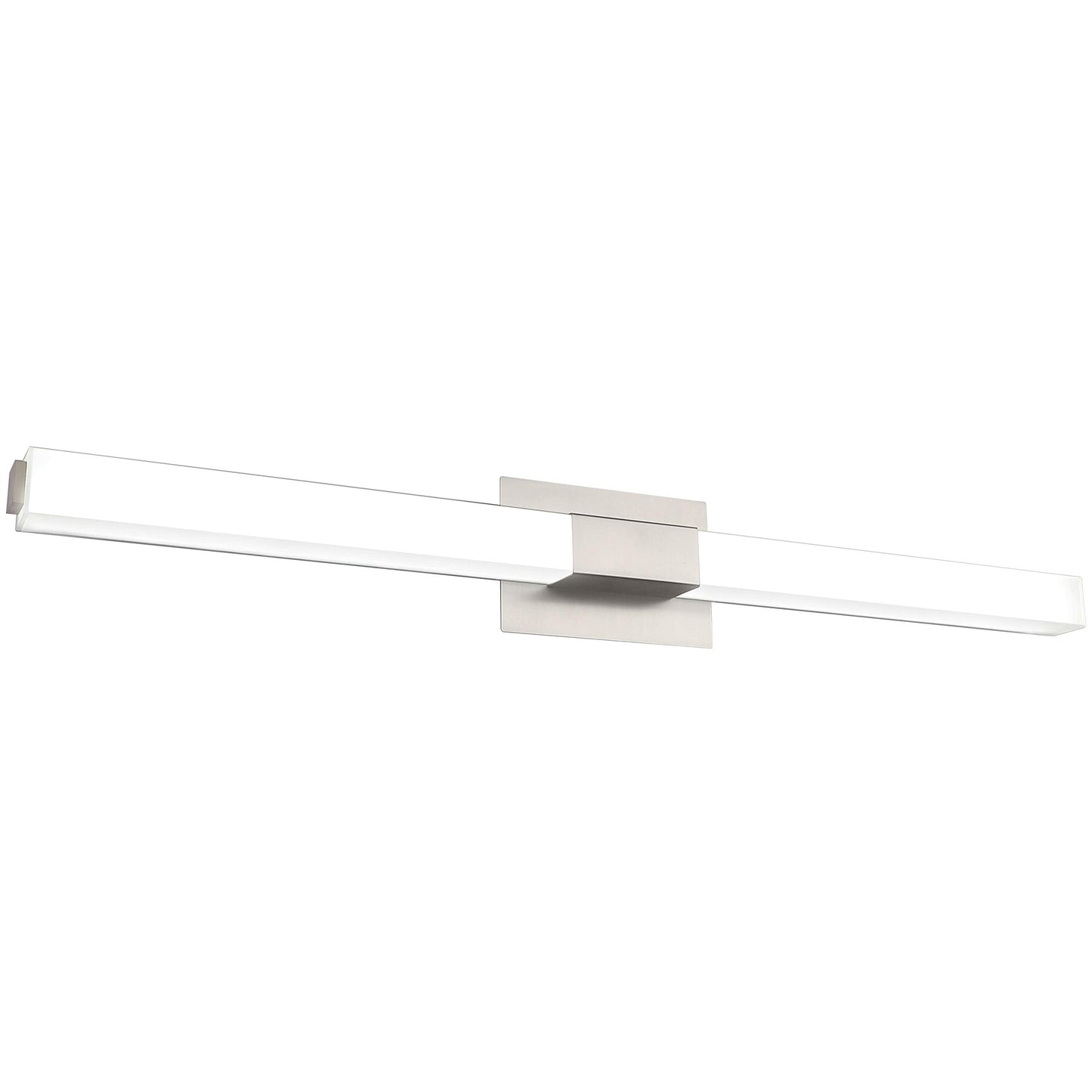ZUZITO Modern LED Vanity Light Bar - 40 inch Brushed Nickel Bathroom Lighting Fixture - Model S16001-1000mm 6000K