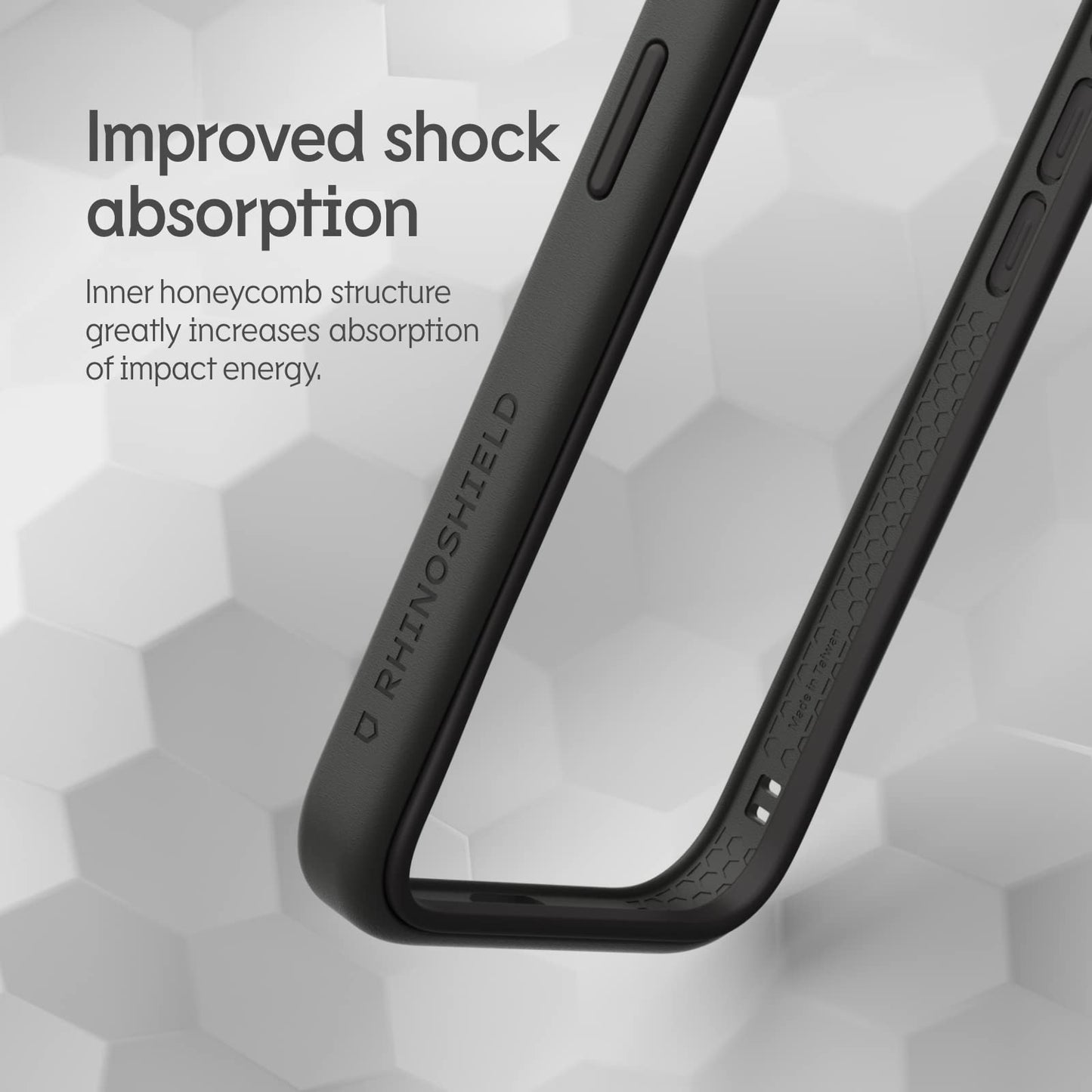Rhinoshield Bumper Case Compatible With [Iphone 14 Pro Max] | Crashguard Nx - Shock Absorbent Slim Design Protective Cover 3.5M