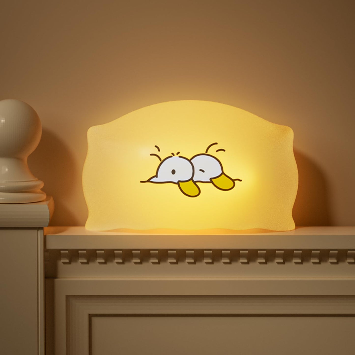 Dealswin Night Light For Kids  Led Squishy Ultra-Soft Cute Light Up Duck Magnetic Base  Dimmable Nursery Nightlight Gifts For Baby Room Decor  Rechargeable Bedside Touch Lamp For Breastfeeding