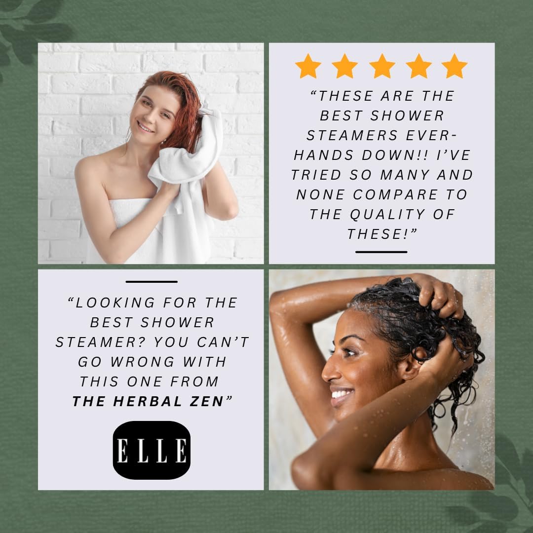 Head Hug Shower Steamers Aromatherapy for Soothing Relief, Bath Gift for Women, Mothers Day, Shower Steamers for Women and Men, Shower Bombs Made in The USA, Shower Tablets with Essential Oils