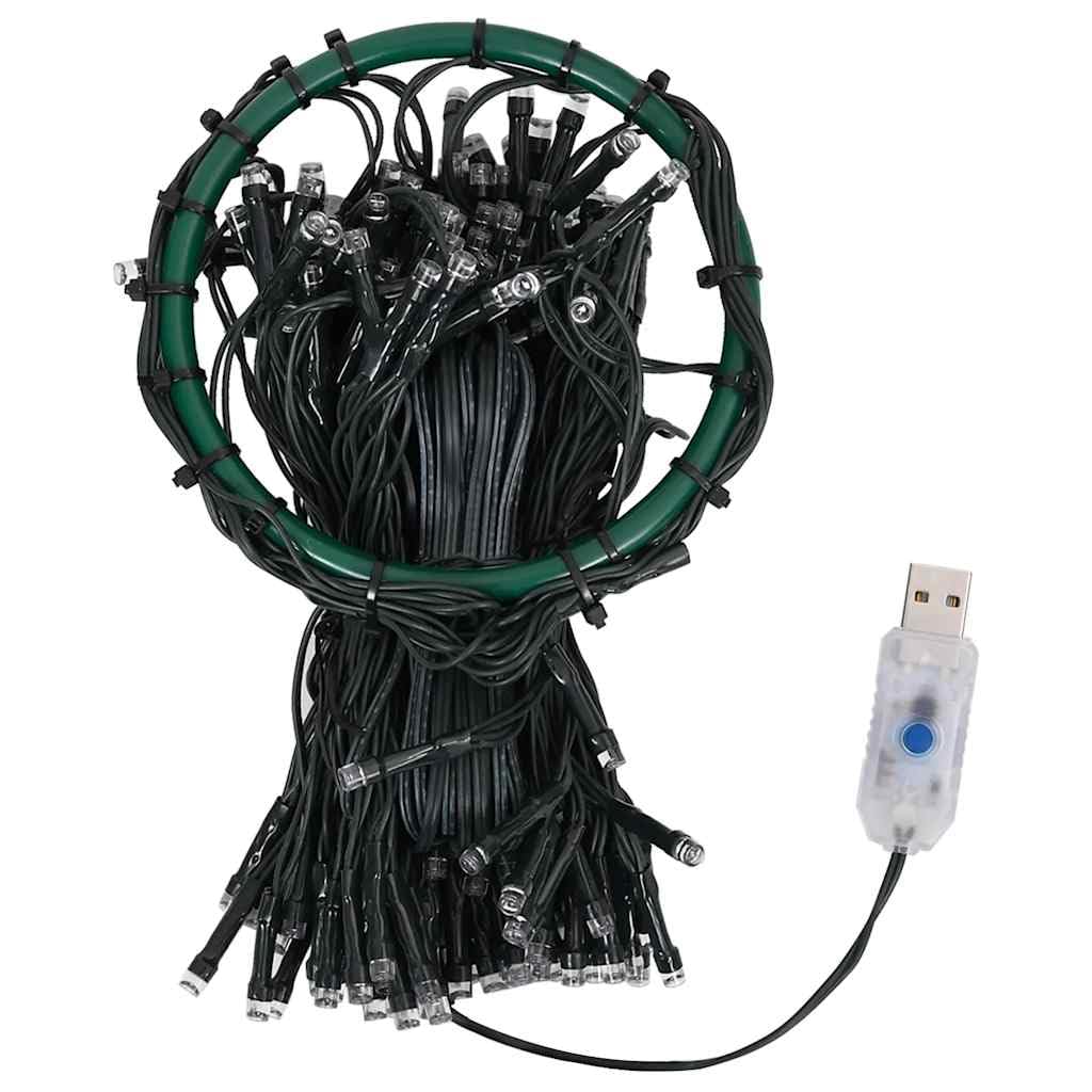 vidaXL Tree Light, 210 LEDs, Remote Control, Indoor/Outdoor Use, Holiday Decoration, Model 50700, PVC Material
