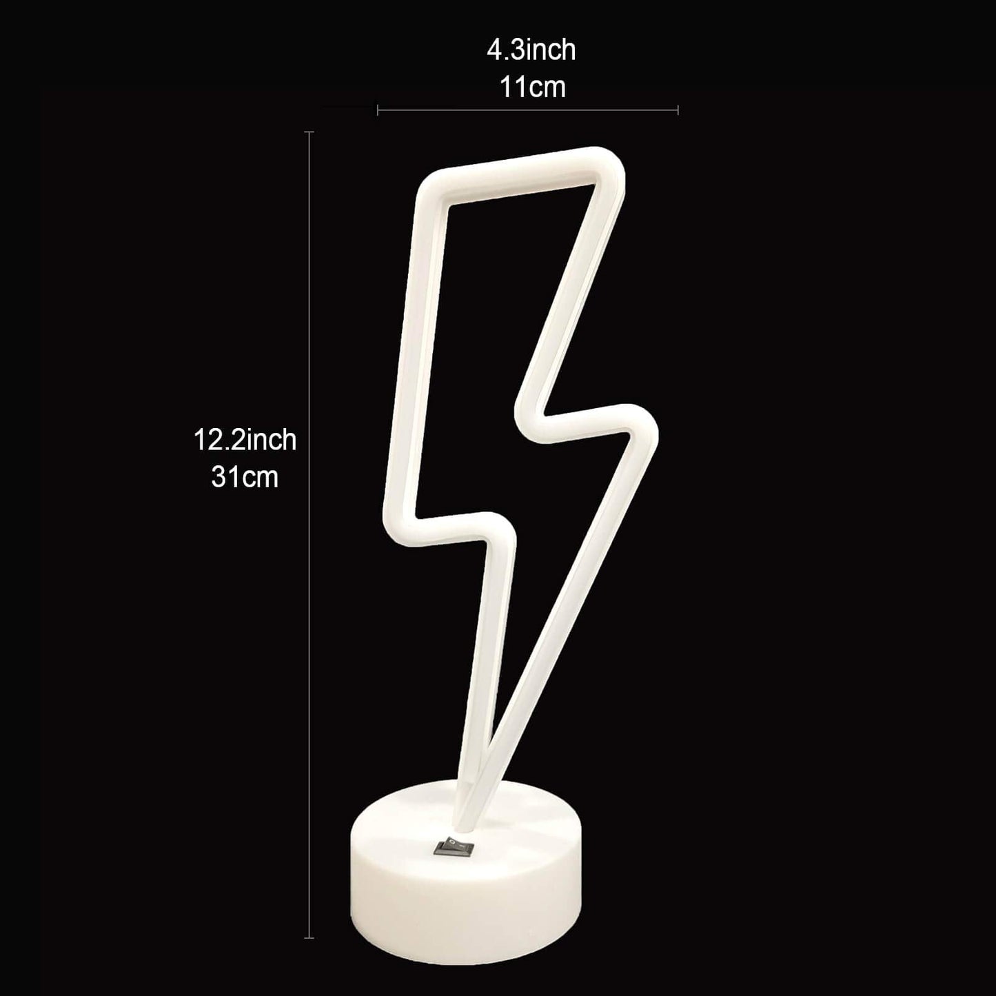 Vifulin Lightning Bolt Neon Sign - Led Room Decor For Teens, Usb/Battery, Blue, Model Qdjznhd.Z003B
