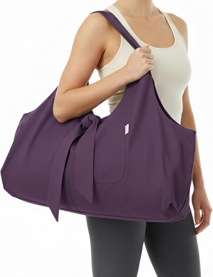 Yogiii Yoga Mat Bag | The ORIGINAL YogiiiTotePRO | Large Yoga Mat Bag or Yoga Mat Carrier with Side Pocket | Yoga Bag Fits...