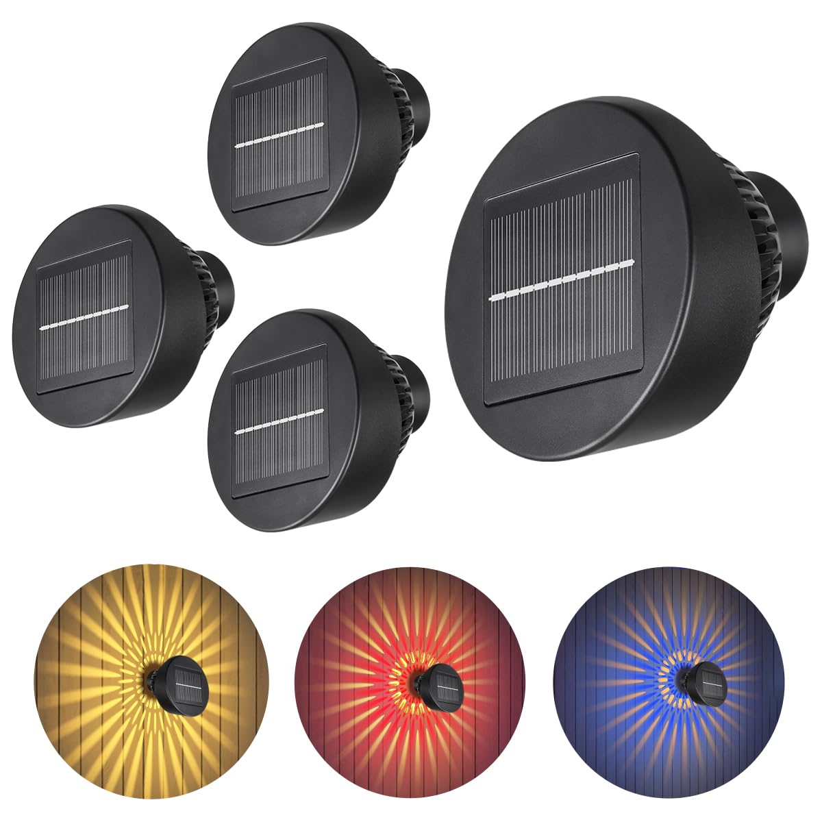 Vangue Solar Lights Outdoor Garden  2025 New Dynamic Running Light  Ip65 Waterproof Dual-Mode Solar Powered Outdoor Lights For Pathway Lawn Patio Yard Landscape Driveway (3)