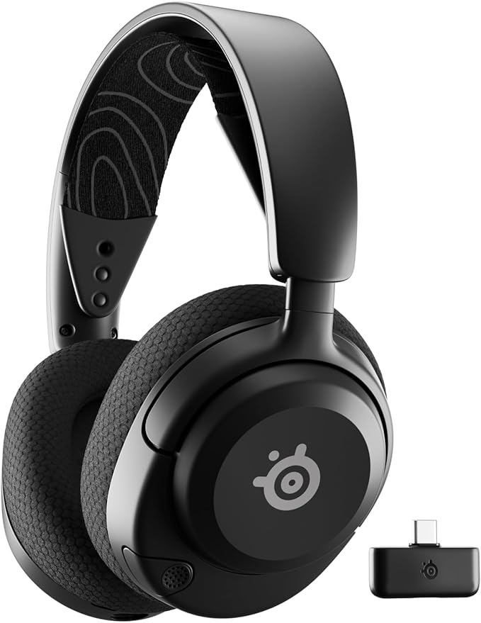 SteelSeries Arctis Nova 5 Wireless Multi-System Gaming Headset — Neodymium Magnetic Drivers — 100+ Audio Presets — 60 HR B...
