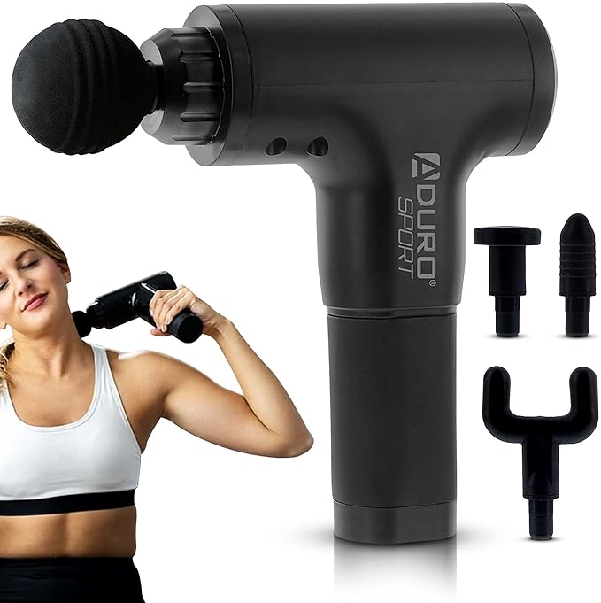 Aduro Percussion Massage Gun Deep Tissue Muscle Massage Gun Handheld, Elite Recovery™ Electric Hand Held Therapy Massager ...