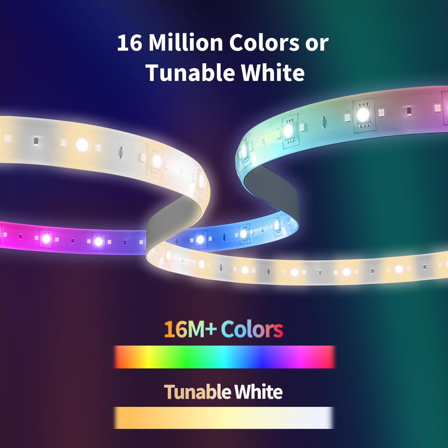 Aqara Led Strip T1 Extension, 39.36 Inch Rgb+Ic Light With 16 Million Colors, Model Rlse-K01D, Requires T1 Base (Sold Separately)