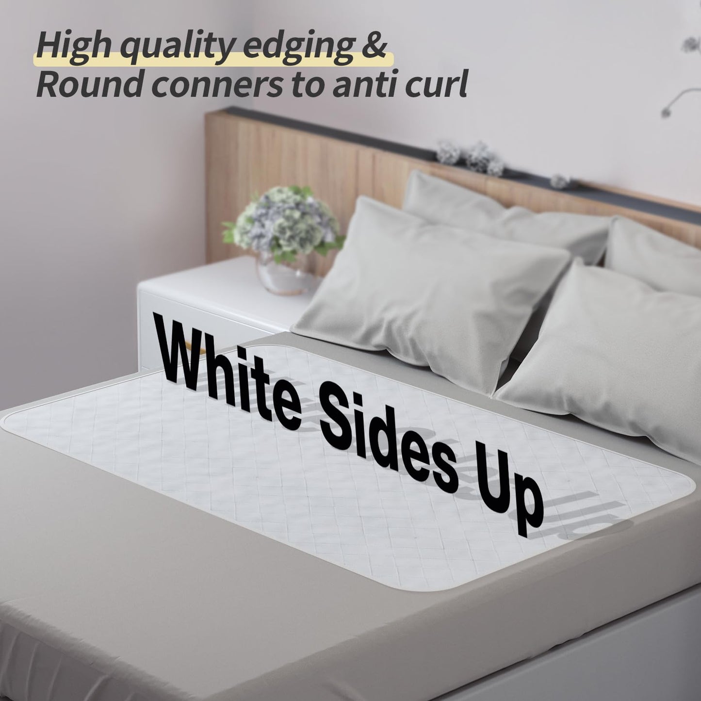 CoolShields Waterproof Bed Pads Incontinence 34'' x 52'' (2 Pack) Washable Reusable Bedwetting Mattress Protector Pad for Kids, Adults, Elderly, and Pets