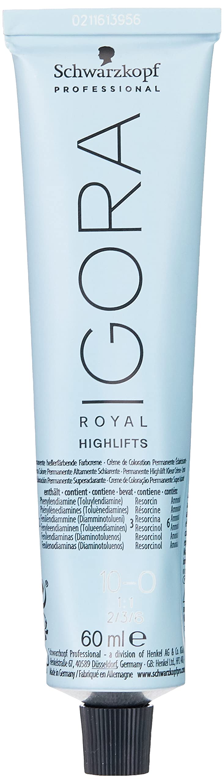 Schwarzkopf Igora Royal Highlifts 10-0 Ultra Blonde Natural Hair Color 60ml