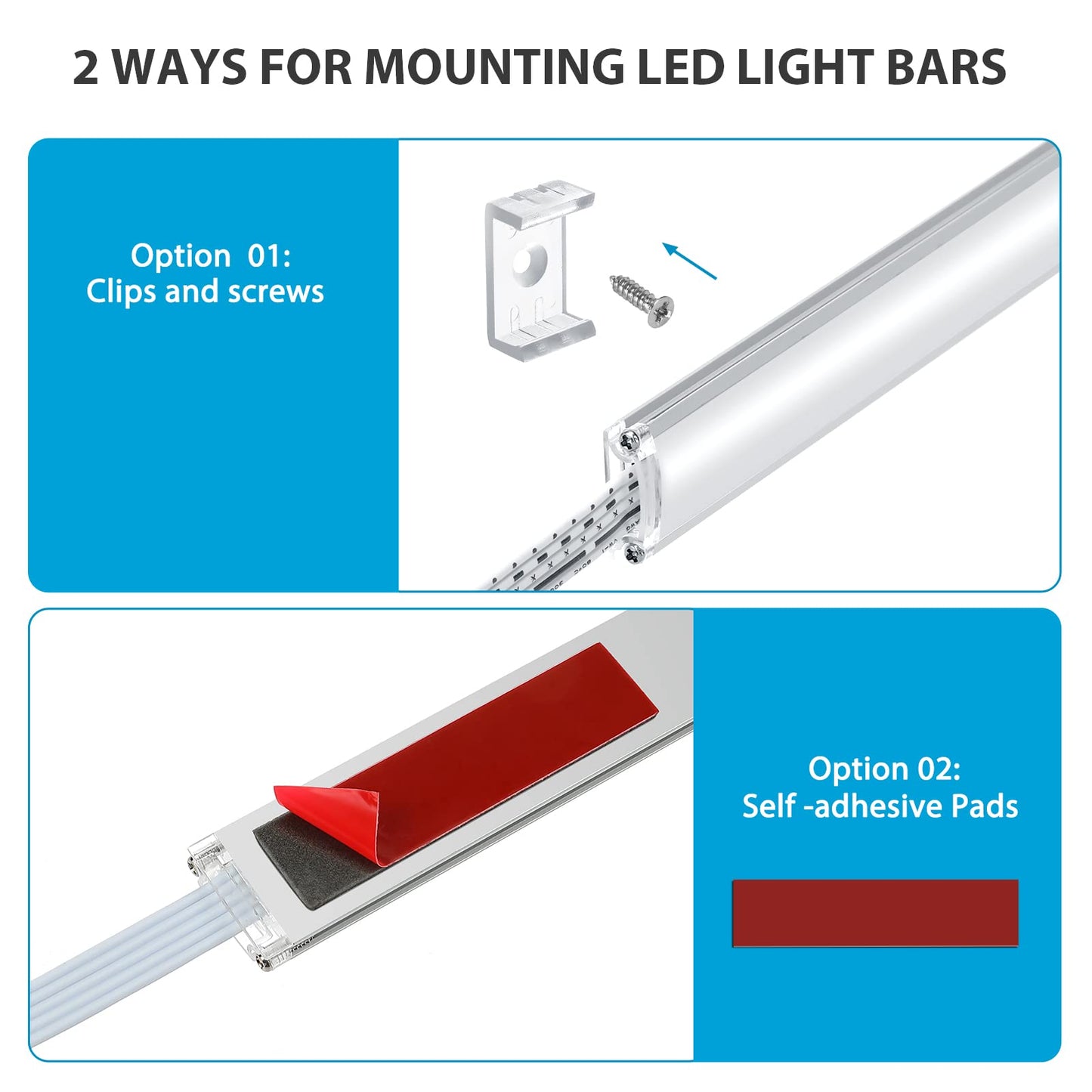 Litever Under Cabinet Led Lighting Kit. Rgb Color & Bright Warm White Light. Slim Linkable Led Light Bars With Power Adapter  Controller  Extension Cords. Max 24W. Dimmable. Plug In. Rgb + 3000K.