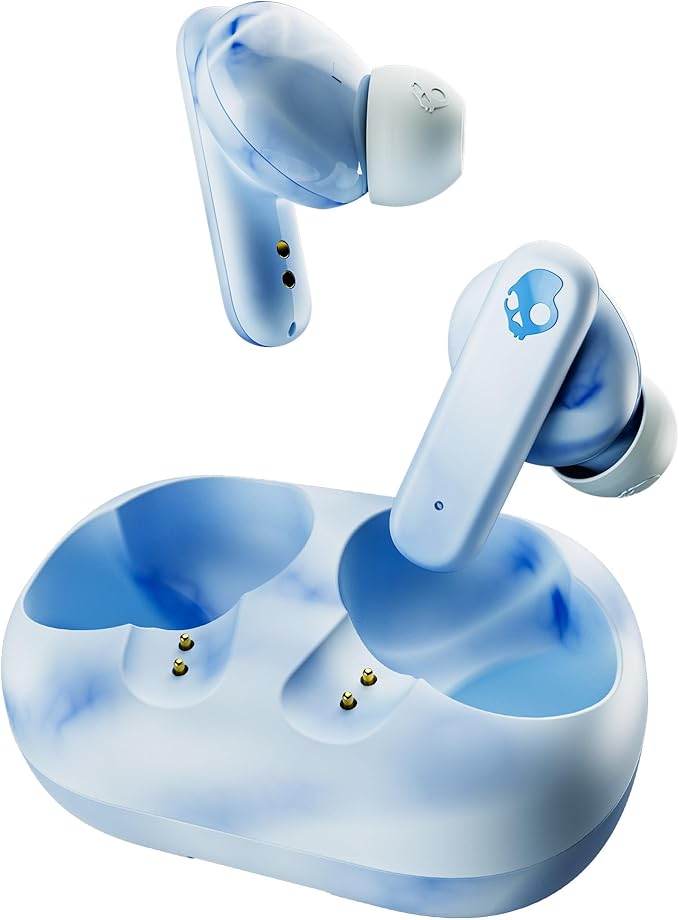 Skullcandy EcoBuds Sustainable Wireless Earbuds, Bluetooth Headphones, Up to 8 Hours Battery, Noise Isolating Fit, Batter...