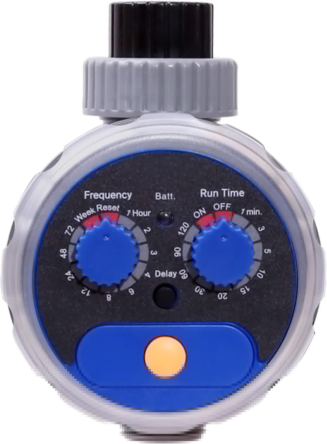 Sprinkler Water Timer Programmable Garden Zero Pressure Waterproof Irrigation Controller Hose Timer for Outdoor Lawns & Garden Blue