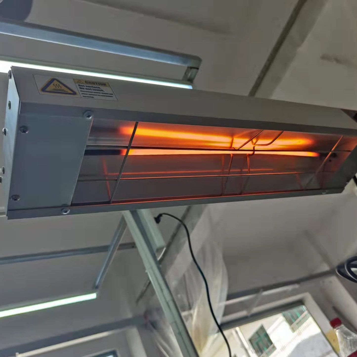 60 Inch Food Heat Lamp Overhead Food Warmer Commerical Strip Warmers 1400 Watts with Chain and Us Plug,110v (60")
