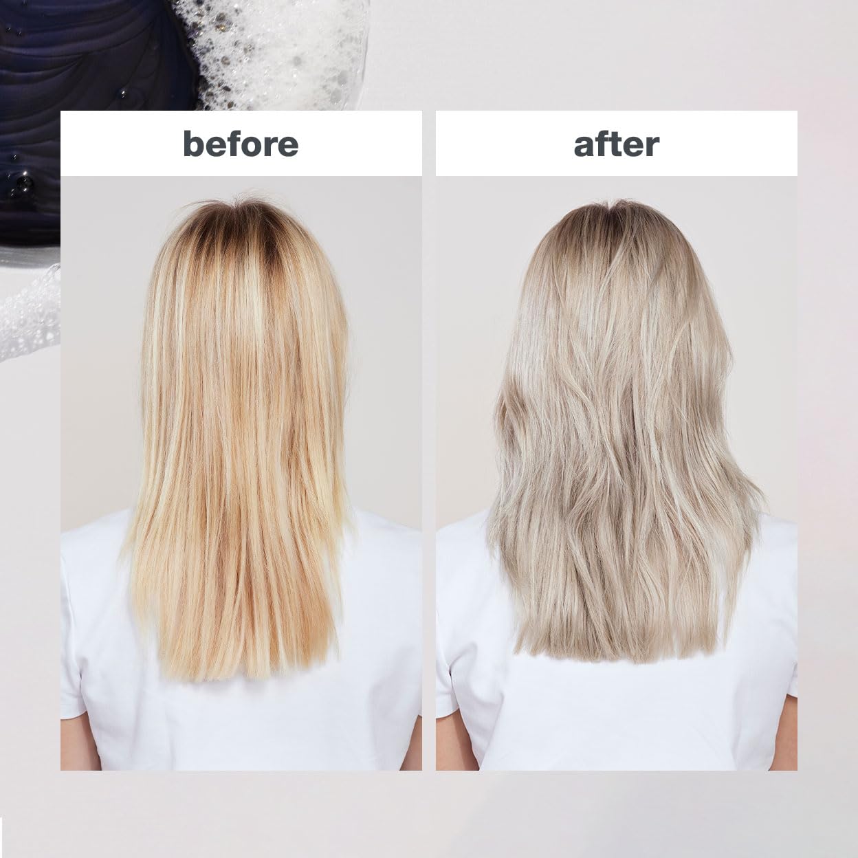 milk_shake icy blond shampoo | sulfate-free toning shampoo with black pigment to cool brassy tones and enhance platinum blonde h