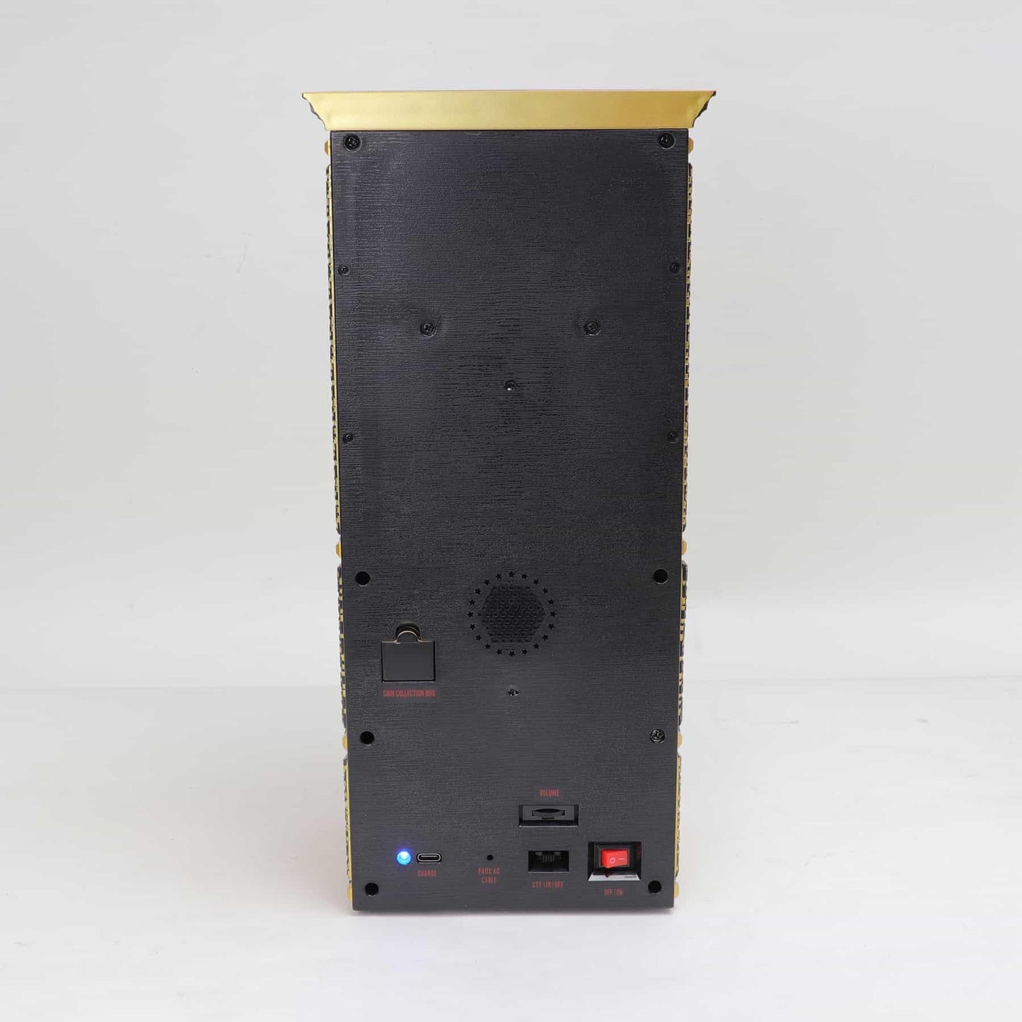 New Wave Toys Zoltar Speaks Mini Replica Fortune Teller Machine, Fully Animated 1/6 Scale with Card Dispenser, USB-C Rechargable